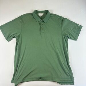 International Tour Izod Club Men's XL Green Micro Pima Golf‎ Polo Shirt